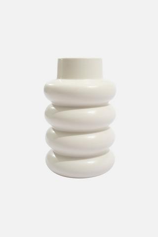 STACK RIB DECORATIVE VASE