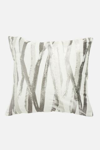 ABSTRACT JACQUARD SCATTER COVER 50X50CM