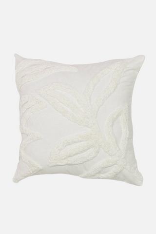 MONO TUFTED LEAF SCATTER 50X50CM
