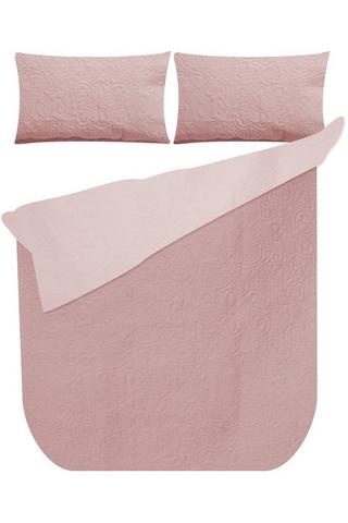 ORNAMENTAL QUILTED POLYESTER DUVET COVER