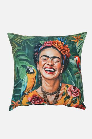 FRIDA FACE PRINTED SCATTER 45X45CM