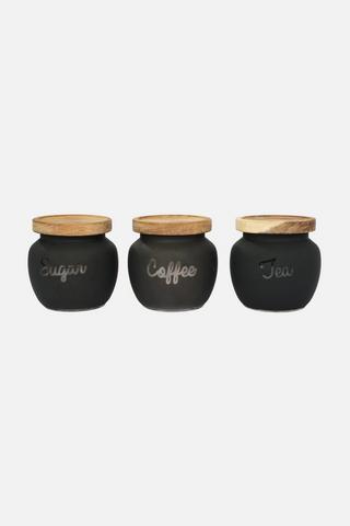 3 PIECE TUSCANY STORAGE CANISTER SET