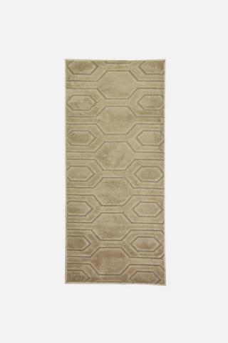 CARVED SHERPA RUG RUNNER 70X160CM