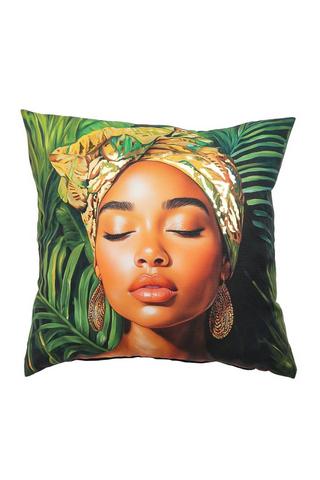 TROPICAL QUEEN PRINTED SCATTER 50X50CM