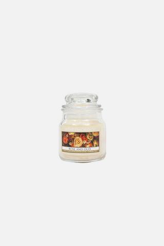 MINI VELVET ROSE SCENTED JAM JAR CANDLE