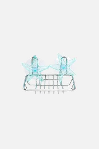 CHROME STAR FISH SOAP DISH