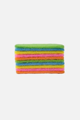10 PACK CLEANING SCOURER PAD SET