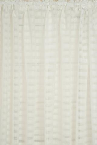 XW STRIPE SHEER TAPED CURTAIN 290X218CM