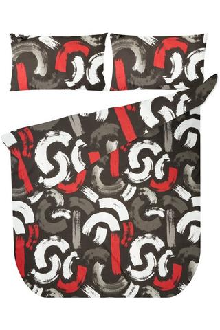 LALIA GEO POLYESTER DUVET COVER