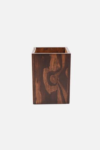 WOODEN UTENSILS HOLDER