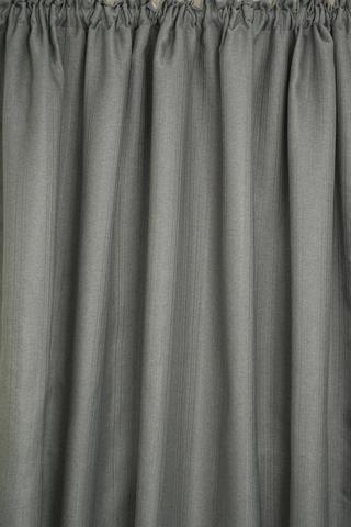 HERRINGBONE BLOCKOUT TAPED CURTAIN 230X218CM