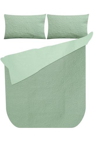 ORNAMENTAL QUILTED POLYESTER DUVET COVER
