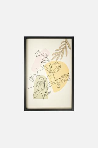 FOLIAGE WALL ART 40X60CM