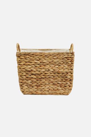 LARGE HYACINTH WOVEN BASKET