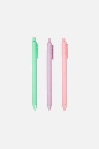3 PACK PASTEL PENS