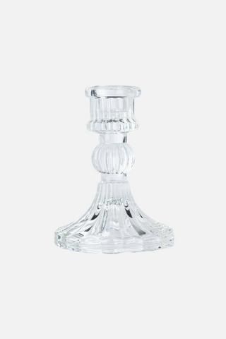 VICTORIAN GLASS CANDLE HOLDER
