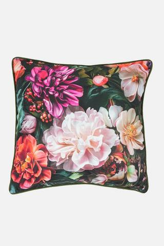 DARK BASE POLLY PRINTED SCATTER 50X50CM