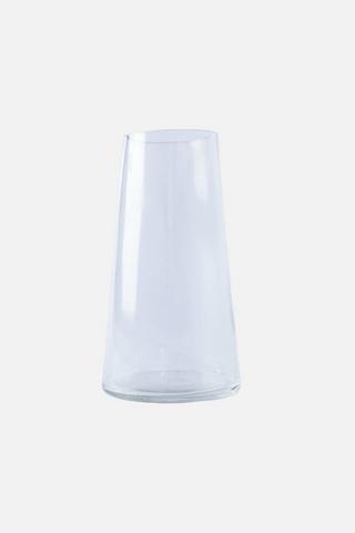 WILLOW GLASS DECORATIVE VASE