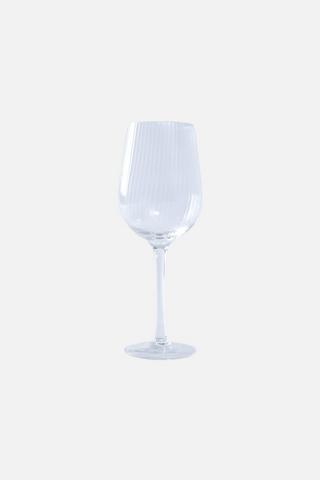 RIBBED WINE GLASS
