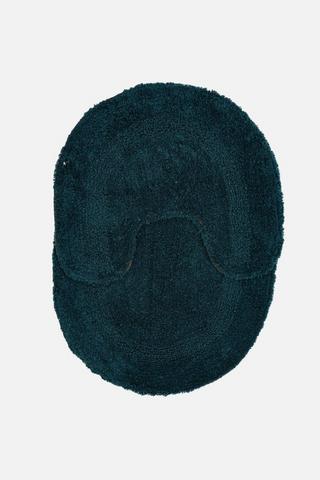 2 PIECE TEXTURED BOARDER BATHMAT SET