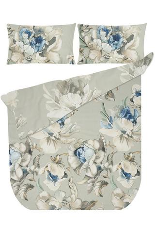 PEONY FLORAL POLYCOTTON DUVET COVER