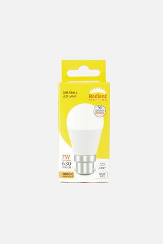 RADIANT FROSTED LED GOLFBALL LIGHT BULB