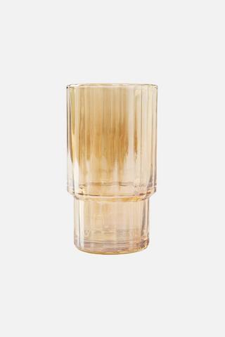 STACK RIM GLASS TUMBLER