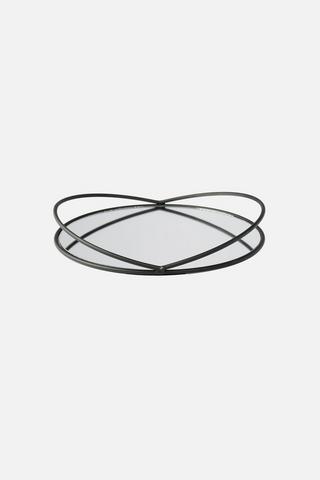DECORATIVE MIRROR PLATTER