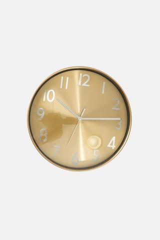 GLEAM WALL CLOCK 30.5X30.5X4.3CM