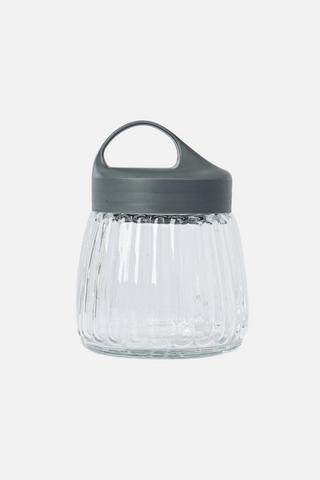 27CM RIBBED STORAGE JAR
