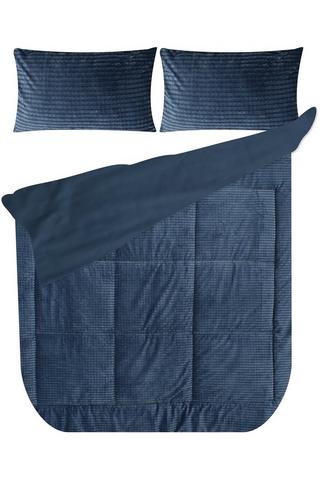 6 PIECE WINTER PLUSH POLYESTER COMFORTER SET