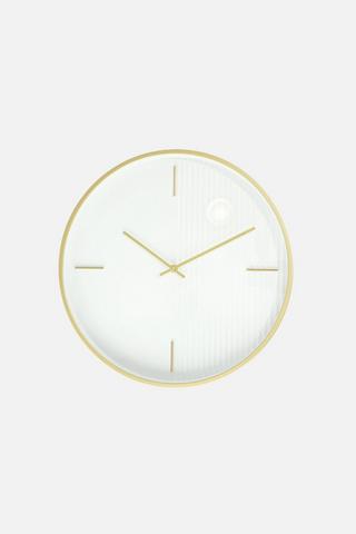 RIPPLE WALL CLOCK  40.6X40.6X4.29CM