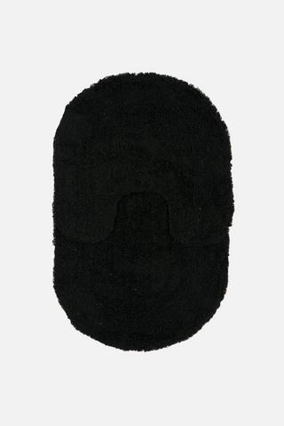 2 PIECE OVAL TEXTURED BATHMAT SET