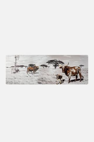 NGUNI WALL ART 114X43CM