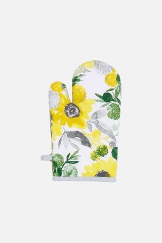 SUNFLOWER PRINTED OVEN GLOVE