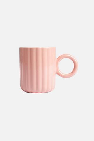 RIBBED PASTEL MUG