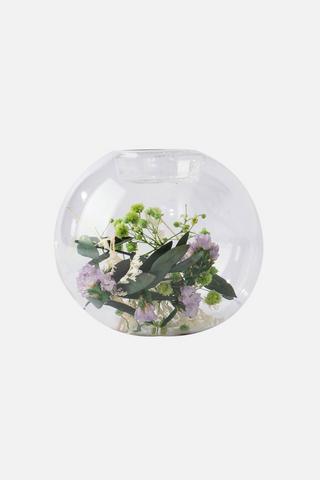 DRIED FLOWERS TEALIGHT HOLDER
