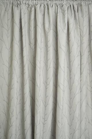 EMBROIDERED JACQUARD TAPED CURTAIN 230X218CM