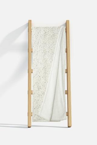 FAUX FUR SHERPA BLANKET 170X190CM