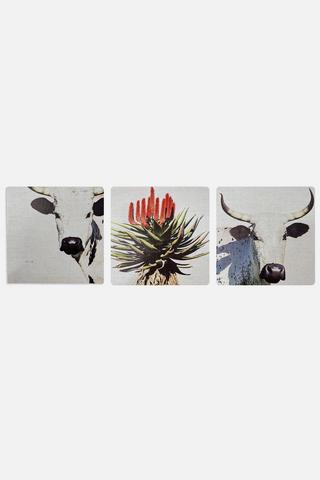 3 PACK NGUNI WALL ART 40X8X116CM