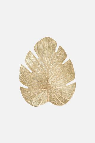 METALLIC LEAF PLACEMAT