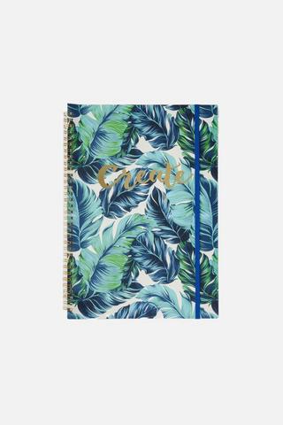 A4 GREEN FEATHER 80PG NOTEBOOK