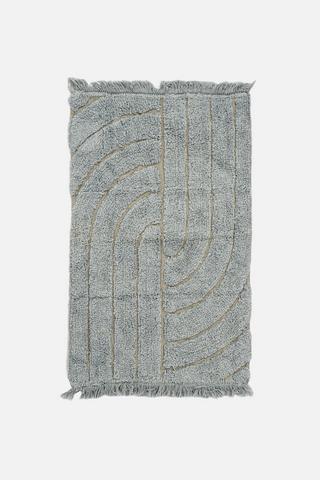 WAVES FRINGE RUG 50X80CM