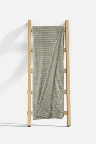 EMBOSSED KITKAT GRID BLANKET 180X200CM
