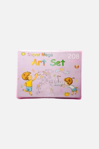 KIDS 208 PIECE ALL IN ONE ART SET