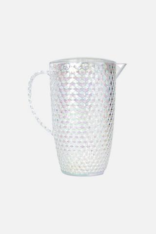 IRIDESCENT EMBOSSED JUG