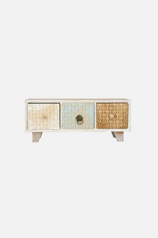 3 DIV RUSTIC WOODEN BOX