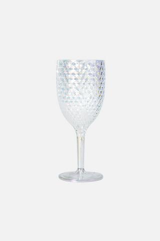 IRIDESCENT WINE GLASS