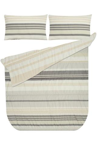 6 PIECE PETER STRIPE POLYESTER COMFORTER SET