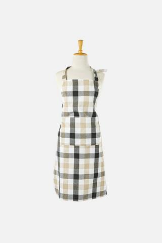 CHECK PRINTED APRON